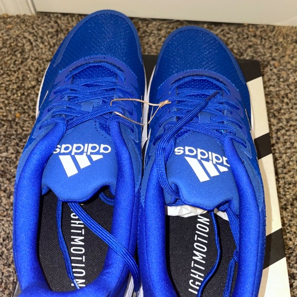 Adidas Duramo SL Blue Running Sneakers Athletic Size Mens 11.5 - Picture 7 of 9